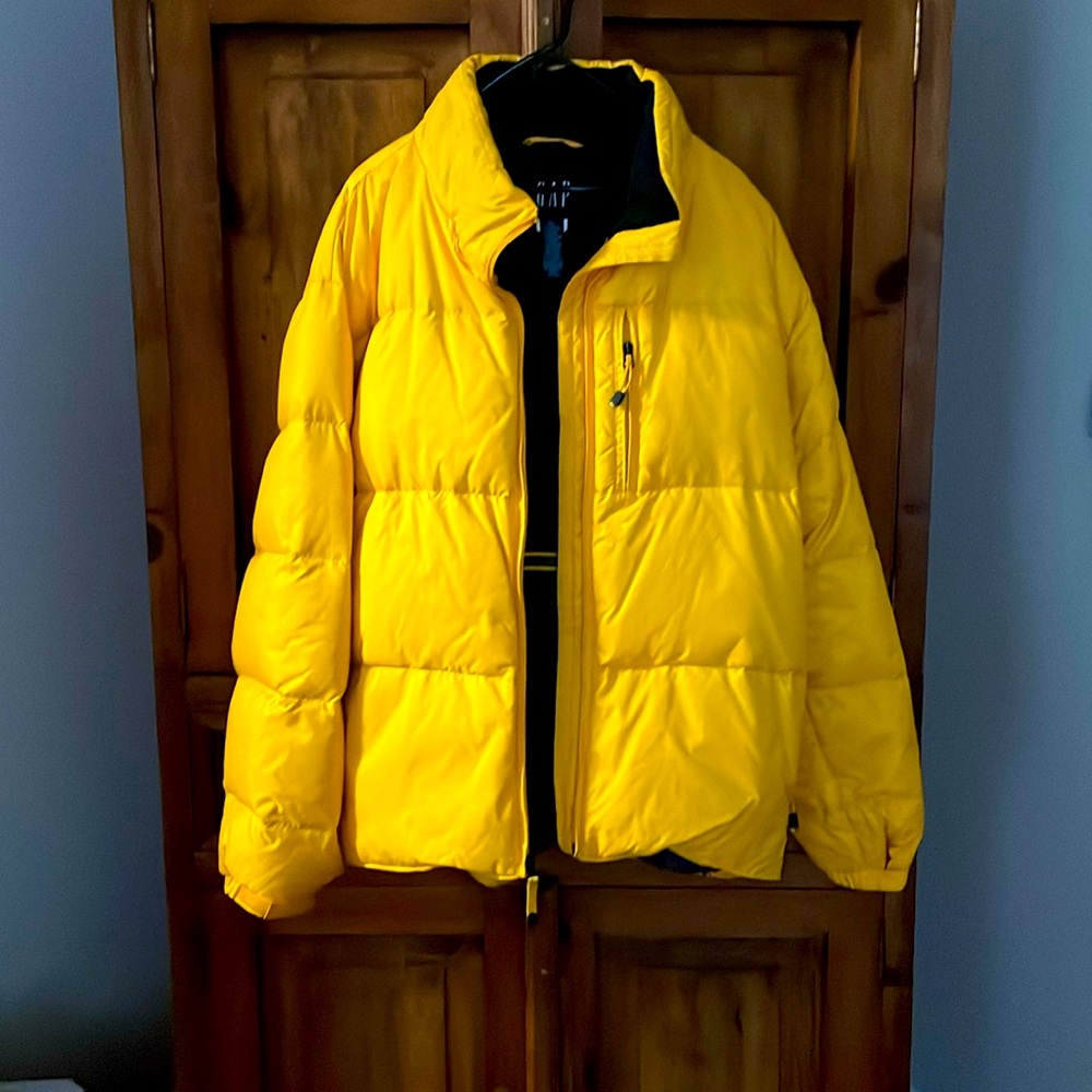 GAP XL Puffy Coat - Yellow